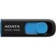 USB флешка Flash Drive A-DATA UV 128 USB 3.2 64Gb, Black / Blue - изображение 1