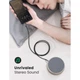 Аудіо кабель UGREEN AV112 AUX 3.5 мм to AUX 3.5 мм Cable Gold Plated Metal Case with Braid 1m, Black - изображение 3