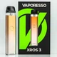 Vaporesso XROS 3 Pod Kit 1000 mAh Royal Gold POD система многоразовая - изображение 2