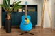Акустическая гитара Fender CD-60S FSR Blue Pearl w/Yellow Pickguard - изображение 7