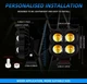 Фара світлодіодна Сова LED 3570 CSP 4 режими 20 Вт білий / жовтий - зображення 8