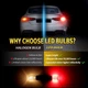 Світлодіодна лампа LED 1157 BAY15D P21W 3014 144 SMD червона - зображення 5