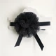 Жіночий чокер з об'ємною квіткою зі стразами Honey Fashion Accessories чорний (12-274) - изображение 5