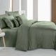 Постельное белье Sarev Monochrome smoke green делюкс сатин 300TC евро - изображение 1
