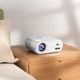 Проектор Hoco DT2: бездротовий, 720p, ясккість 140 ANSI, Android, Wi-Fi (2.4+5G), білий - зображення 7