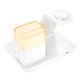 Беспроводная зарядка Qi Hoco Crown 3 в 1 night light wireless fast charger with clock cq9 15Вт Белый - изображение 1