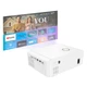 Бездротовий проектор Hoco DT3: Android, 1080p, 370 ANSI, Wi-Fi 2.4+5G, Білий - зображення 5