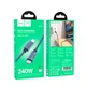 Кабель зарядки Hoco U134 Type-C to Type-C 240W 1.8М для швидкої зарядки телефона/смартфона Android/Samsung Синій - изображение 2