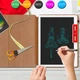 Детский Планшет для рисования LCD color blocked 10,1 дюймов with leather case Brown/Dark Brown - изображение 7