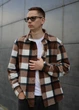 Сорочка чоловіча MonsterBrand тепла XXXL (56) Шоколадный - зображення 2