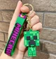 Брелок подвеска на рюкзак Крипер из игры Майнкрафт 3D (Creeper Minecraft) Зеленый - изображение 9