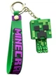 Брелок подвеска на рюкзак Крипер из игры Майнкрафт 3D (Creeper Minecraft) Зеленый - изображение 11