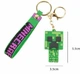 Брелок подвеска на рюкзак Крипер из игры Майнкрафт 3D (Creeper Minecraft) Зеленый - изображение 15