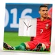 Часы "Криштиану Роналду. Ronaldo. Футбол" сувенир для футболистов и фанатов украшение спальни, спорт клуба, бара - изображение 1