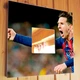 Декоративне дзеркало «Ліонель Мессі. Lionel Messi. Футбол. Барселона» подарунок для фанатів, прикраса спорт клубу - зображення 1