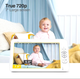 Видеоняня Baby Monitor SM-70PTZ с 7-дюймовым ЖК-монитором, аккумулятор 4000 mah(24 часа работы), обзор 355 град, датчиком звука, ночное видение, поворотная радионяня и измерением температуры - изображение 5