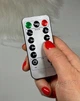 Роса Пучок Wigo 200 LED 10 ниток 2 м USB + пульт, світлодіодна гірлянда для ялинки кінський Хвіст 8 режимів теплий білий - зображення 4