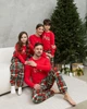 Женская пижама c брюками в клетку love Рождественское настроение Nicoletta Family look 968515в XL Красный с разноцветным - изображение 2
