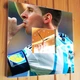 Часы "Лионель Месси. Lionel Messi. Футбол" подарок для фанатов, украшение спорт клуба - изображение 2