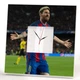Авторские часы "Лионель Месси. Lionel Messi. Барселона" украшение спальни, спорт клуба, бара, сувенир фанату футбола - изображение 1