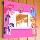 Часы "Дружба — это чудо. My Little Pony" украшение интерьера спальни, бара, кафе - изображение 2