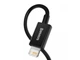 Кабель Baseus USB - Lightning 1м 2.4A Superior Black (CALYS-A01) - изображение 2