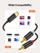 Адаптер CableCreation Type-C to RCA, 24 бит/96 кГц, 1.8м - изображение 7