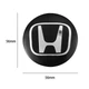 Колпачок в диски Honda, значок в колёса 56 мм (1 шт.) Black-silver - изображение 5
