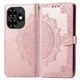 Чехол Vintage для Tecno Spark Go 2024 / BG6 книжка кожа PU с визитницей розовый - изображение 4