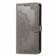 Чехол Vintage для Realme Note 50 / RMX3834 книжка кожа PU с визитницей серый - изображение 2