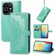 Чехол Vintage для Tecno Spark Go 2024 / BG6 книжка кожа PU с визитницей бирюзовый - изображение 1