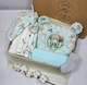 Набор для новорожденного: подушка, пеленки и игрушки с пледом a.l.babybox Мятные косули - изображение 1