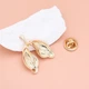 Значок (пин) BROCHE брошь бижутерия Медицина Лёгкие золотистый BRGV114543 - изображение 5