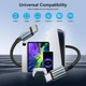Кабель Choetech PowerSync Charging Cable USB-C to USB-C PD 60W 3A 2m Black (XCC-1015-BK) - зображення 6