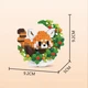 Конструктор ChaoLeChuang Красная панда на цветочной луне (500 деталей) Micro Diamonds Blocks - изображение 2