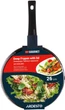 Сковорода глубокая с крышкой ARDESTO Gemini Gourmet Andria 26 см алюминий Черный (AR1926GMG) - изображение 7