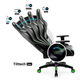 Игровое кресло Diablo X-One 2.0 Normal Size Black/Green (5902560337082) - изображение 5