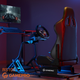 Игровое кресло кокпит Gamepro RS100 с креплением для руля, педалей и коробки передач Black - изображение 12
