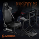 Игровое кресло кокпит Gamepro RS115 с креплением для руля, педалей, коробки передач и монитора Black - изображение 4