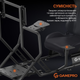 Игровое кресло кокпит Gamepro RS115 с креплением для руля, педалей, коробки передач и монитора Black - изображение 12
