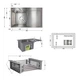 Мойка кухонная с дозатором и корзинкой Lidz H7849R 3.0/1.0 мм с крылом нержавеющая сталь - изображение 3