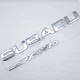 Эмблема надпись Subaru Symmetrical AWD на заднюю часть (хром, глянец) 21.5*5.0 см - изображение 1