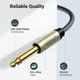 Аудіокабель UGREEN 3.5mm TRS to Dual 6.35mm TS Audio Cable 1m (Gray) (UGR-10613) - изображение 5
