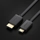 Кабель UGREEN Mini HDMI to HDMI 4K Cable Male to Male 1.5m Black (UGR-11167) - зображення 3