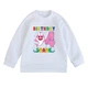 Свитшот детский белый с принтом Baby Shark 4 года DM-5554 110 см - изображение 1