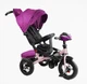 Детский трехколесный велосипед-коляска Best Trike 6088 F–736-07 со складным рулем фара музыкальная пульт малиновый для девочки - изображение 2