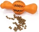 Іграшка для жування та закладки ласощів Derby Bone Shape Dog Chew Toy, Large Orange - зображення 1