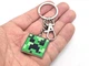 Брелок для ключей Крипер из игры Майнкрафт (Creeper Minecraft) Зеленый - изображение 2