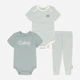 Детский летний комплект (боди 2 шт + штанишки) для мальчика Calvin Klein 574312768 86 см Синий (1159819693) - изображение 1