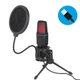 Мікрофон дротовий конденсаторний Studio Microphone з поп-фільтром і RGB підсвіткою - зображення 6